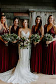 These dresses are AMAZING. I originally had my bridesmaids order them for my wedding, allowing them to wear it in whatever way they wanted and it turned out great. The material is thick, and overall a nice feeling dress. I liked it so much that when a friend gave it as an option for her bridesmaids, I picked it right away! Love the versatility. - Aisha R.