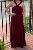 I didn't go prom dressing because I saw someone else wearing this dress and asked where they got it and said it was from lulus and I decided to buy it on a 50% it wasn't going to fit the day before prom it arrived and it was snug but a perfect fit the length was perfect when I wore heels. I was a little scared thinking it wouldn't fit and I had to choose something else but everything was fine. I put a lot of faith in Lulus and it didn't let me down. - Elexus R.