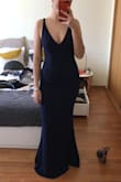 First impression was amazing, the fabric is thick and of good material. Once I tried it on, I loved it even more. it fits perfectly and is not too tight where it would look bad. It looks elegant, while still being simple! - Mariana D.