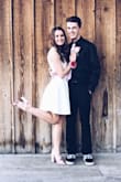 The dress fit perfect and was sooo comfy! I was worried about it being see through, but the material was thick and didn't show anything. - Gabby