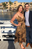This dress is just great, it fits true to size and has adjustable straps. I preferred to keep the small button in chest area open (I actually removed it, it was awkwardly higher up than expected). Wore to a wedding. - Sally S.