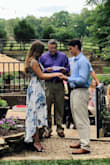 Absolutely loved this dress! I wore it to my springtime, outdoor rehearsal dinner. I received so many compliments! The material is nice and flowy. My only concern was the really deep v in the front, which I had to pin shut a bit so that it wasn't as wide open. Overall, love this dress and will definitely wear it again :) - Anna