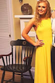 This dress was beautiful. I had so many compliments on the color and it was extremely comfortable. It was too long so we had to have it shortened, but that is to be expected. Loved wearing this dress to prom! - Wendy H.