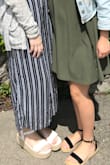 I normally am a 7.5 or 8 in shoes and the 8 fit perfectly and had a good amount of toe room still! Super cute for spring/summer fashion and extremely easy to walk in!! - Payton G.