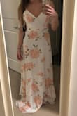 My bridal shower is coming up in June and this is definitely one of the potential dresses in the running! I have a larger chest though and I can't wear the Small (my typical size) with a bra and still have room. I ordered the medium too though and it was way too big. If I do wear this one I am just going to forgo the bra and use pasties, plus it would show in the back anyway because it is low cut. Regardless I am definitely going to keep it for my honeymoon. My fiance loved it! - Alexandra B.