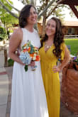 I received infinite compliments on this dress! I wore it to my best friend's wedding in Sedona, AZ. It's a perfect color to contrast the red rock. - Nicole H.