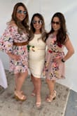 I wore this beautiful dress for my best friends baby shower. It it perfect and looked amazing. I added a belt for definition. - Liz W.