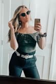 ... You had me at snakeskin. Great price point for a belt that can make an otherwise ordinary outfit pop. - Katie G.