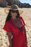 This is super cute, but so low cut I could only use as a cover up on vacation. - Kiley S.