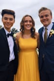 Wore this dress to my senior prom and the midi length was perfect for dancing. I love the color and versatility of the dress! Would recommend! - Stephanie M.