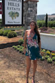This dress fits perfect and is comfy and beautiful. Didn't even have to wear a bra with it, as the fabric is great quality. - Kiley S.