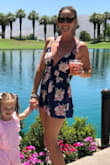 I live this romper! You can't wear a bra, but the fabric is good quality. Loved this during summer. - Kiley S.