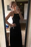 It was a big in the waist (I am hour glass shaped) as well as too long even with 5 inch heels on. That aside this dress was very gorgeous and flattering. I imagine that it would look great on ANY body type. - Madison W.