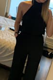 This jumpsuit fits like a glove and looks SO flawless. I'm not a tall girl and it makes me look like I have legs for days. Flattering from every angle and comfortable, I'm so excited to wear it to my event. - Sarah S.