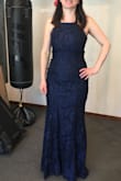 This dress is more beautiful in reality!
Material is light and lace pattern is very classy. - Alina B.