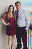 I was in a hurry to find a dress for a wedding, so I ordered this one in a hurry. I wasn't too sure how I felt about it until I saw pictures of myself in it. It was the PERFECT dress for the occasion. I paired it with a pair of black ankle strap heels and it was perfect and simple. However, I ordered an S and it fit perfectly, but if you are around the same size as me , you may need to take the dress to get hemmed like 2 inches! I did that because I personally felt it looked too long beforehand. Otherwise, perfect, high quality, true to size, and beautiful dress!!!!! - Christina E.