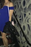I loved this dress. It wasn't too tight or too short and the V in the front fell nicely. I am a little top heavy but my girls stayed in with no problem (I wore a strapless bra). The blue color is gorgeous and I got compliments all night! - Jessica B.