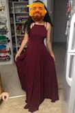 Got this for prom next month and I love it so much, it has such a nice flow to it. it looks exactly like the pictures. we were worried it wouldn't fit my waist since my waist is 26 inches and xs is 24-25 inches, but it was all gucci. It was about two inches too long for me when I wore heels tho, but honestly the dress is so gorgeous that I don't care lol. - Teddy G.