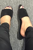 The slides are cute and comfy! I have been looking for a dressy pair of slides and these are perfect. - Shanett H.