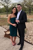 Loved this dress, it was the perfect amount of elegant yet sexy for a wedding. I did have it hemmed about 1.5 inches but I'm short and that happens often. Got so many compliments all night long and the green color is so pretty! - Cassandra F.