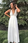 Purchased a size small dress, fit perfectly, and was very comfortable!  Received LOTS of compliments on looking like a Greek Goddess at Prom.  Had so much fun!  THANK YOU Lulus! - Vicki W.