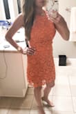 I bought this for the Kentucky Derby & it's a great style and fit. But buyer beware for this color choice, it's more orange in person than coral. Now I have to buy a different colored hat lol. - GABRIELLE S.