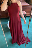 Absolutely loved this dress, but I needed to take off about four or five inches at the bottom. Short girls- this dress is amazing but will definitely need to be altered. - Angela B.