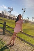 The color and shape of this dress were flattering! I got many compliments and was comfortable the whole time I wore it! Great buy! - Jazmin H.