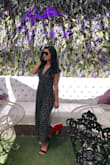 Lulus is one stop shop for what I like to wear! This jumpsuit Is made of a fine cotton and the fit is amazing. I am C cup so I was able to wear it with sticky strapless bra. Back of this jumpsuit is adorable. - Marina