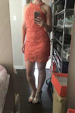 The sizing is inconsistent with this style. I bought a medium in both the coral orange and light blue. The coral orange was definitely smaller. And the color was more on the orange side than the coral I was hoping for. - Jill T.