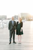 I really love this dress. The fabric is comfy and has a lot of structure to it so it hold you in nicely. I love that I can machine wash it! I wore this dress for my engagement photos and it was perfect! - Heather S.