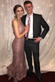I wore this to my college formal. The dress was beautiful!! I got a small because my hips and boobs are bigger but my waist is pretty small. I did have to get it taken in a bit and hemmed because it was long but if I would have gotten an XS I don't think it would have fit my curves as well. The material is gorgeous and feels nice, not itchy. I'm glad I purchased the dress and will probably look at lulus again for the best formal. - Holli H.