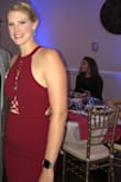 Love this dress. The slit adds some extra moving ability and the dress itself is sexy but without showing too much! Wore with some of the silicone cover ups purchased from Lulus as well. These are great because I have a small chest and they at least give me some shape. - Anna N.