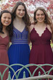 This worked great for prom! The adjustable straps are a miracle and the only thing that needed to be tailored was the dress length. The dress was well made and I got lots of compliments. Word of warning, the outer pleated skirt fabric tears easy, I managed to somehow put two holes in it before prom :( (Thank goodness the pleats hid them though!) - Mia G.
