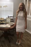This was a perfect choice for my soon to be daughter-in-law to wear to her first bridal shower! - Candice E.