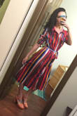 Feel like a 70s Queen in this dress! Love the fit, so versatile. Wear it with sleeves up or down. So comfy. - Julia M.