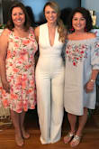 Absolutely loved this jumpsuit. I got a million compliments on it. I wore it for my Honeymoon Shower! Usually wear a medium because of my hips but it was too big so I sent back for a small and it was a PERFECT fit. Also very good quality! I'm in LOVE. I want one in every color. - Meagan P.