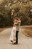 I absolutely adore everything about this dress! It fit perfect, flowed in every way and the slit wasn't too racey. Perfect for engagement pictures and awesome for tall girls- finally a dress with enough, if not extra, length. - Hannah P.