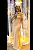 Beautiful dress. I got so many compliments. It was perfect for my gala. Color was beautiful on my skin.
Only thing - hanger straps annoyed all night having to tuck them in. - Ashley D.