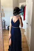 I bought this dress for prom and I am obsessed with how it looks! The only thing is that it is a little too long. Overall, this dress is beautiful and fits really well. :) - Brianna A.