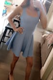 I fell in love with this dress the second I put it on! It is the most flattering dress ever and the material is stretchy and so comfortable!! I also love that you can wear a normal bra with it. - Kaitlin G.
