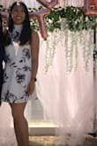I bought this for my Bridal Brunch, and it was perfect! Super cute. Flowy and forgiving but doesn't make you look boxy or bulky. - Jeanette P.