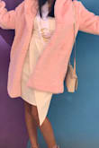 I wore this for my bachelorette party, and it was such a hit for a chilly pre-spring brunch. The material is thick and you could go braless. I needed to wear a strapless bra because the top was a little big, but after that it was a great fit. This needs some ironing to look it's best. - Nicole N.