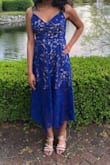 I am in love with this dress! The color is so flattering on my skin tone, and the shape is so flirty and fun. I can't wait to wear this for a wedding reception and on my honeymoon! - Nicole N.