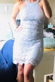 Absolutely loved this dress! It fit perfectly (e.g., length, waist). It's made of really good thick quality material too! I received so many compliments all night. - Briana G.