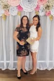 I wore this dress for my bridal shower. Beautiful, great quality. I got sooo many compliments! I was unsure if I'd be a small or medium, but I went with small and it was perfect! - Jaclyn F.