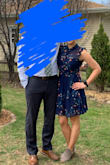 I bought this dress for Easter and a bridal shower. This dress is perfect! The fit is true to size, and the M fit perfectly as I have a larger chest. I received so many compliments on it! You need this dress! - Samantha A.