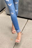 I absolutely love these heels! The epitome of HIGH heels, but they're surprisingly comfortable and fit well. (I'm a size 7 and they worked out perfectly). Goes with casual and dressier outfits. Highly recommend - Puja S.