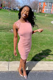 I bought this dress for my birthday lunch and it looked amazing. I have a very small frame so it was slightly looser than I would have preferred but it wasn't anything too noticeable. - Camille J.