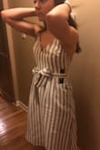 I bought this dress for my late-summer trip to Italy and I'm OBSESSED! so cute and classy, and it hits at a perfect length so you can wear it to the office too! - Erika K.